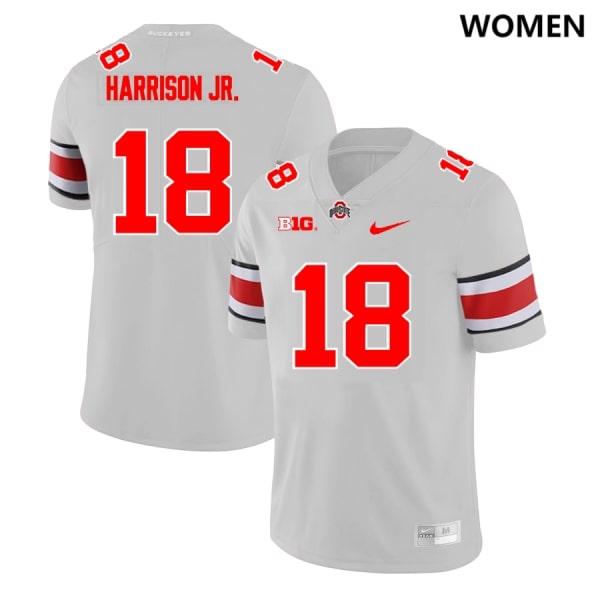 Ohio State Buckeyes Marvin Harrison Jr. Women's #18 Alternate 2023 Gary College Football Jersey 2404MIER2